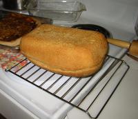 loaf of bread cooling