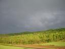 Rainbow at sunset