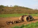 Tractor in field