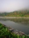 Morning mist on Allegheny River