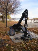 Anchor from the carferry "Milwaukee"